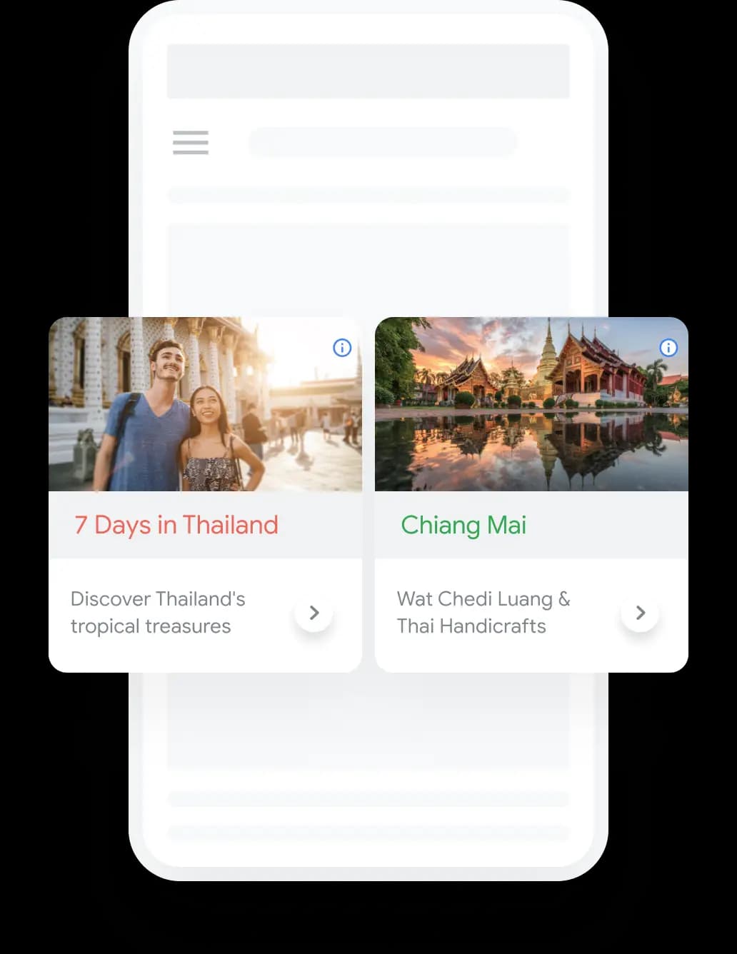 Google Display ad example on mobile